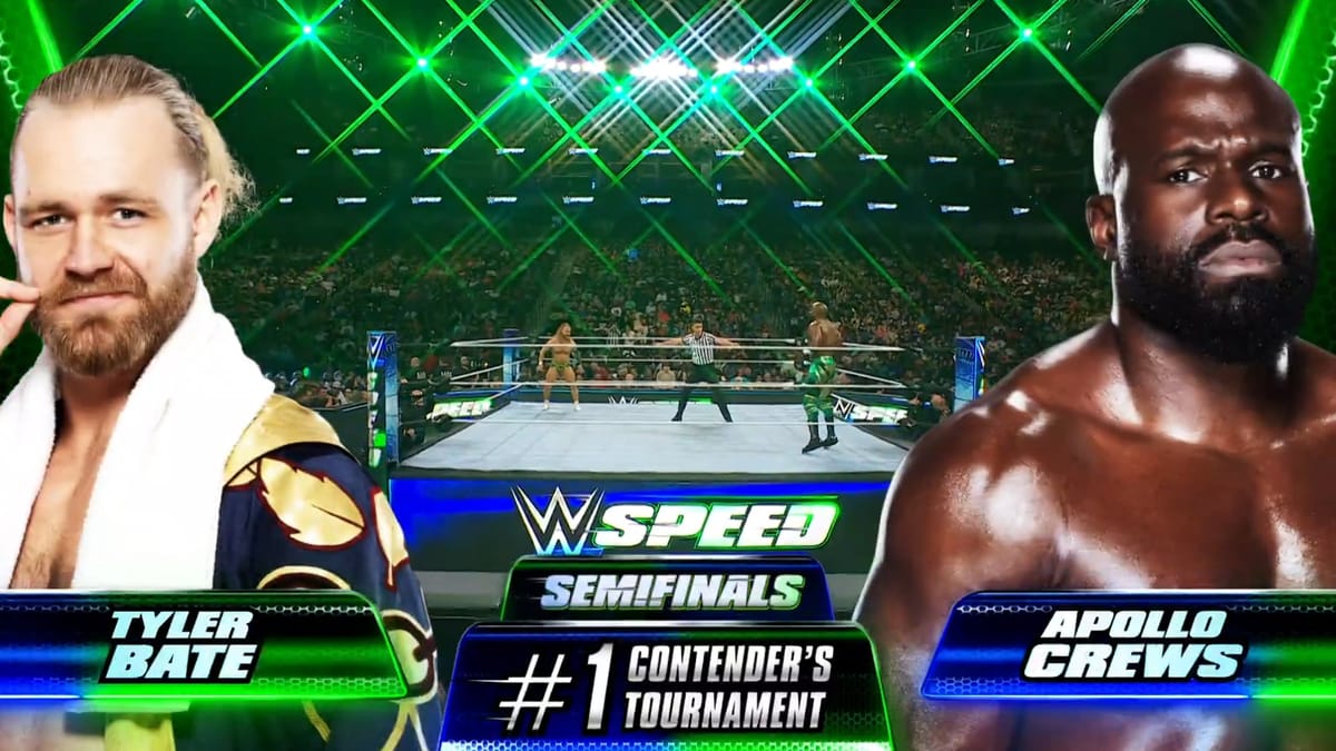 WWE Speed - Episode 9 - Tyler Bate vs Apollo Crews
