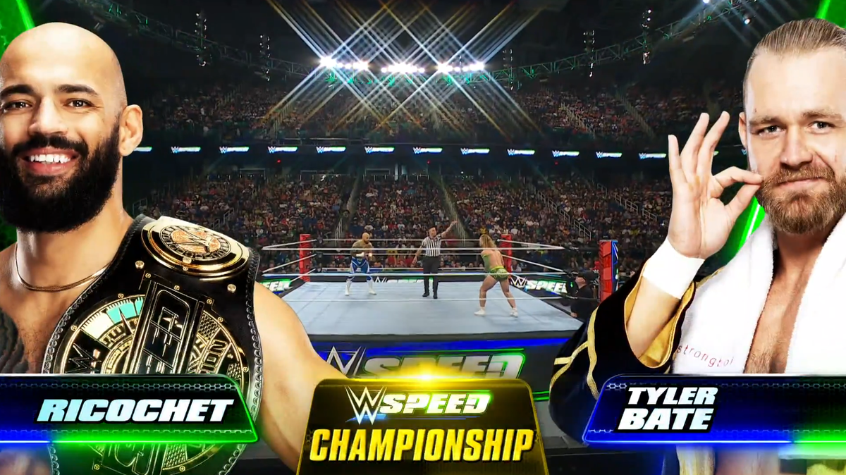 WWE Speed - Episode 10 - Ricochet vs Tyler Bate - WWE Speed Championship!