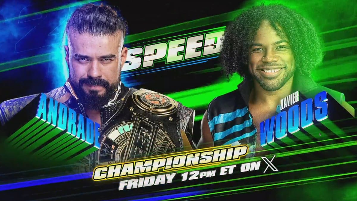 WWE Speed - Episode 18 - Andrade vs Xavier Woods - WWE Speed Championship Match.