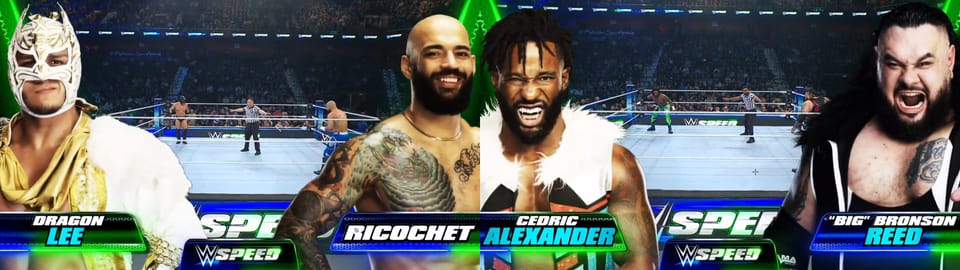 WWE Speed - Episode 1 - Dragon Lee vs Ricochet, Cedric Alexander vs Bronson Reed