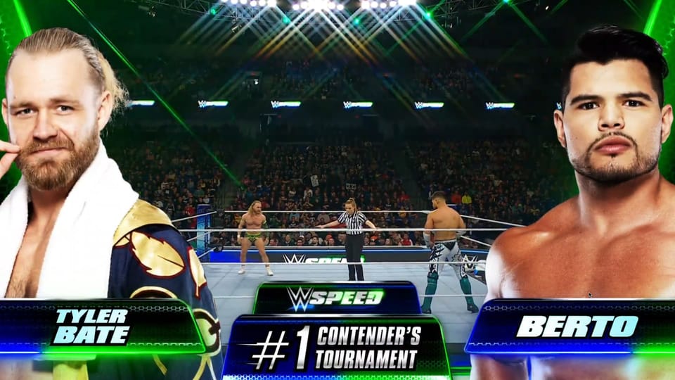 WWE Speed - Episode 8 - Tyler Bate vs Berto