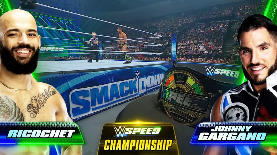 WWE Speed - Episode 6 - Ricochet vs Johnny Garango - WWE Speed Championship Tournament FINAL!